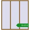 Ціноутворення Вікна 2000x2150 мм REHAU Euro 60 LIGHT_OAK з двох сторін. Ціна: ₴18,429.08