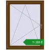 Ціноутворення Вікна 1005x1300 мм REHAU Euro 70 WALNUT з двох сторін. Ціна: ₴11,287.74