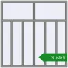 Ціноутворення Вікна 1800x1800 мм Altest Pony 375 RAL 9007 Grey aluminium з двох сторін. Ціна: ₴16,625.43