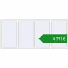 Ціноутворення Вікна 2730x1200 мм REHAU Euro 60 Білий (RAL 9016) з двох сторін. Ціна: ₴8,791.07