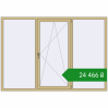 Ціноутворення Вікна 2300x1600 мм Altest Pony 375 RAL 1000 Green beige з двох сторін. Ціна: ₴24,465.71