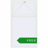 Ціноутворення Вікна 1300x2350 мм REHAU Euro 60 Білий (RAL 9016) з двох сторін. Ціна: ₴9,815.38