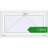 Ціноутворення Вікна 1150x630 мм REHAU Euro 70 Білий (RAL 9016) з двох сторін. Ціна: ₴7,323.13