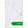 Ціноутворення Вікна 800x1250 мм REHAU Euro 60 Білий (RAL 9016) з двох сторін. Ціна: ₴5,240.81