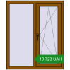 Ціноутворення Вікна 1000x1200 мм REHAU Euro 60 GOLDEN OAK з двох сторін. Ціна: ₴10,722.50