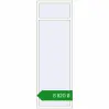 Ціноутворення Вікна 800x2400 мм REHAU Brillant-Design Білий (RAL 9016) з двох сторін. Ціна: ₴8,819.69