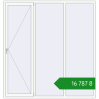 Ціноутворення Вікна 2170x2300 мм REHAU Euro 60 Білий (RAL 9016) з двох сторін. Ціна: ₴16,787.43