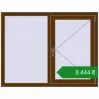 Ціноутворення Вікна 1300x1000 мм REHAU Euro 60 WALNUT з двох сторін. Ціна: ₴8,444.28