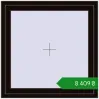 Ціноутворення Вікна 1000x1000 мм REHAU SYNEGO MD BLACK_BROWN з двох сторін. Ціна: ₴8,408.53