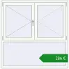 Ціноутворення Вікна 1450x1470 мм REHAU Euro 70 Білий (RAL 9016) з двох сторін. Ціна: €285.74