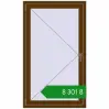 Ціноутворення Вікна 850x1440 мм REHAU Euro 60 WALNUT з двох сторін. Ціна: ₴8,300.80