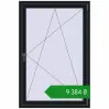 Ціноутворення Вікна 1000x1500 мм REHAU Euro 60 BLACK_COOL_110L-2 з двох сторін. Ціна: ₴9,384.12