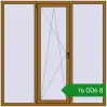 Ціноутворення Вікна 1800x1800 мм REHAU Euro 60 LIGHT_OAK з двох сторін. Ціна: ₴16,006.45