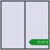 Ціноутворення Вікна 2300x2300 мм REHAU Euro 70 ANTHRACITE_GREY_STRUKTURAL з двох сторін. Ціна: ₴29,296.69