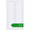 Ціноутворення Вікна 800x1400 мм REHAU Brillant-Design. Ціна: €120.55