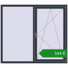 Ціноутворення Вікна 1650x1450 мм REHAU SYNEGO MD. Ціна: €543.66
