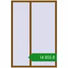 Ціноутворення Вікна 1500x2200 мм REHAU Euro 60 GOLDEN OAK з двох сторін. Ціна: ₴14,855.12