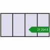 Ціноутворення Вікна 3700x1800 мм REHAU Euro 60 BLACK_BROWN з двох сторін. Ціна: ₴21,254.33