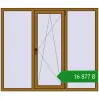 Ціноутворення Вікна 1720x1470 мм REHAU Euro 70 LIGHT_OAK з двох сторін. Ціна: ₴16,876.79