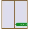 Ціноутворення Вікна 2000x2200 мм REHAU Brillant-Design LIGHT_OAK з двох сторін. Ціна: ₴23,382.98