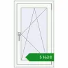 Ціноутворення Вікна 570x950 мм REHAU Euro 70 Білий (RAL 9016) з двох сторін. Ціна: ₴5,163.01