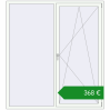 Ціноутворення Вікна 1800x2000 мм REHAU Euro 70. Ціна: €367.53