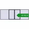 Ціноутворення Вікна 5000x1800 мм REHAU Euro 60 ANTHRACITE_GREY_STRUKTURAL з двох сторін. Ціна: ₴43,981.91