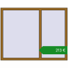 Ціноутворення Вікна 1480x1160 мм REHAU Euro 70. Ціна: €213.02