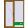 Ціноутворення Вікна 1200x1600 мм REHAU Euro 60 LIGHT_OAK з двох сторін. Ціна: ₴11,199.21