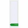 Ціноутворення Вікна 650x2100 мм REHAU Brillant-Design WALNUT ззовні. Ціна: ₴7,120.67