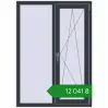 Ціноутворення Вікна 1000x1400 мм REHAU Euro 70 ANTHRACITE_GREY_STRUKTURAL з двох сторін. Ціна: ₴12,041.46