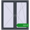 Ціноутворення Вікна 1300x1400 мм REHAU SYNEGO MD. Ціна: €520.13