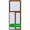 Ціноутворення Вікна 1150x2800 мм REHAU Euro 60 WALNUT з двох сторін. Ціна: ₴19,906.13