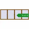 Ціноутворення Вікна 5000x1800 мм REHAU Euro 70 GOLDEN OAK з двох сторін. Ціна: ₴76,651.17