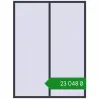 Ціноутворення Вікна 1800x2400 мм REHAU Euro 70 ANTHRACITE_GREY_STRUKTURAL з двох сторін. Ціна: ₴23,048.33