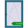 Ціноутворення Вікна 1000x1500 мм REHAU Euro 60 BRILLIANT_BLUE з двох сторін. Ціна: ₴10,054.41