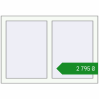 Ціноутворення Tilt-and-Turn 980x680 mm REHAU Euro 70 RAL 9016 Traffic white two-sided. Ціна: ₴2,794.67