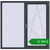 Ціноутворення Вікна 1460x1430 мм REHAU Euro 70 ANTHRACITE_GREY_STRUKTURAL з двох сторін. Ціна: ₴15,985.46