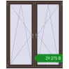 Ціноутворення Вікна 1500x1800 мм Altest Pony 375 RAL 8017 Chocolate brown з двох сторін. Ціна: ₴29,274.80