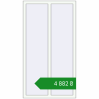 Ціноутворення Вікна 900x1650 мм REHAU Euro 60 Білий (RAL 9016) з двох сторін. Ціна: ₴4,881.91