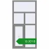 Ціноутворення Вікна 1000x2000 мм Altest Pony 375 RAL 9007 Grey aluminium з двох сторін. Ціна: ₴13,300.99