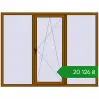 Ціноутворення Вікна 2100x1600 мм REHAU Euro 60 GOLDEN OAK з двох сторін. Ціна: ₴20,125.66