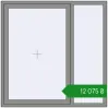 Ціноутворення Вікна 1500x1500 мм Altest Pony 375 RAL 9007 Grey aluminium з двох сторін. Ціна: ₴12,075.22