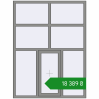 Ціноутворення Вікна 1500x2000 мм Altest Pony 375 RAL 9007 Grey aluminium з двох сторін. Ціна: ₴18,389.20