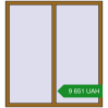 Ціноутворення Вікна 1300x1420 мм REHAU Euro 70 LIGHT_OAK з двох сторін. Ціна: ₴9,650.53