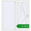 Ціноутворення Вікна 1349x1500 мм REHAU Brillant-Design Білий (RAL 9016) з двох сторін. Ціна: ₴14,729.89