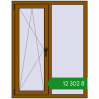Ціноутворення Вікна 1050x1350 мм REHAU Euro 60 GOLDEN OAK з двох сторін. Ціна: ₴12,301.62