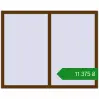 Ціноутворення Вікна 1500x1200 мм REHAU Euro 70 WALNUT з двох сторін. Ціна: ₴11,374.52