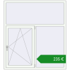 Ціноутворення Вікна 1510x1680 мм REHAU Euro 70. Ціна: €234.80