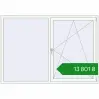 Ціноутворення Tilt-and-Turn 2000x1400 mm Altest Pony 375 RAL 9016 Traffic white two-sided. Ціна: ₴13,801.32